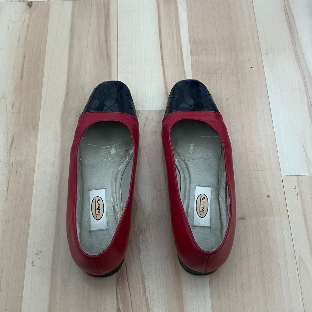 Red and Black Talbots Heels